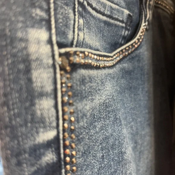 Joseph Ribcoff Rhinestone Jeans - Picture 3 of 6
